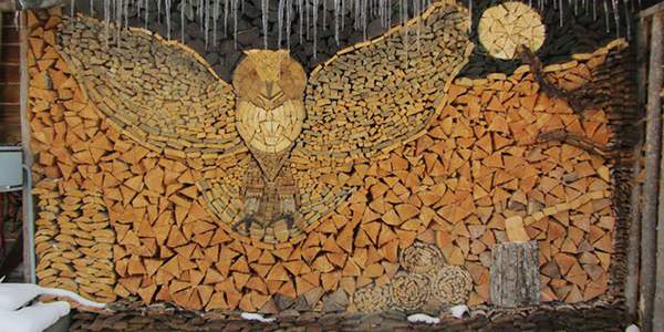 τέχνη με καυσόξυλα