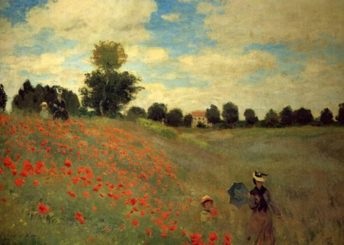 Αγρός με Παπαρούνες στο Αρζαντέιγ, Κλοντ Μονέ, 1873.